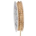 Floristik24 Fita para presente, cordão bicolor, 3mm, 20m