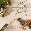 Cordão brilhante para embrulho de presentes e decoração, 3mm, 20m | Floristik24.pt