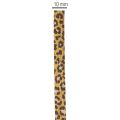 Fita encaracolada, estampa de leopardo, fita para embrulho criativo de presentes, 10 mm, 100 m | Floristik24.pt