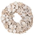 Floristik24 Guirlanda com Flor de Lótus, Decoração Natural, Flores Secas, 35cm