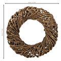 Guirlanda decorativa feita de ramos naturais, guirlanda de rattan, redonda, grande, 45 cm | Floristik24.pt