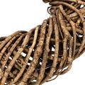 Guirlanda decorativa feita de ramos naturais, guirlanda de rattan, redonda, grande, 45 cm | Floristik24.pt