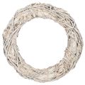 Floristik24 Guirlanda redonda de galhos para artesanato e decoração, guirlanda para porta de 50 cm