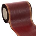 Floristik24 Fita guirlanda Bordeaux Moiré Fita decorativa 125mm