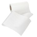 Fita branca para coroa de flores, 200 mm de largura, rolo de 25 m, fita de luto, fita para laço, fita decorativa para arranjos florais fúnebres e outras ocasiões. | Floristik24.pt