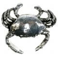 Caranguejo decorativo, prata antiga, 12 cm | Floristik24.pt