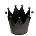 Floristik24 Coroa de metal, pequena coroa decorativa para decoração de mesa, 10 cm
