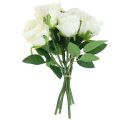 Rosas artificiais em ramo