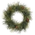 Floristik24 Coroa artificial de ramos de pinheiro com pinhas, 60 cm