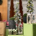Floristik24 Árvore de Natal Artificial Nevada Decoração Inverno 150cm