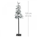 Floristik24 Decoração artificial de árvore de natal nevada 120cm