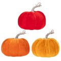 Abóbora de tecido para decoração de mesa, decoração de outono, 13 cm, 3 peças | Floristik24.pt