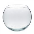 Floristik24 Vaso de bola vaso de vidro transparente vaso de mesa redondo vaso de flores Ø18cm Alt.14cm