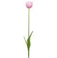 Floristik24 Flores artificiais tulipas preenchidas com rosa velha 84 cm - 85 cm 3 unidades