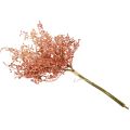 Floristik24 Decoração de flores artificiais, ramos decorativos, decoração de ramos rosa 44 cm 3 unidades