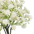 Floristik24 Gypsophila flores artificiais Gypsophila branco L30cm 6pcs em cacho
