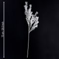 Galho artificial fosco decorativo para decoração de inverno branco 78cm 2 peças | Floristik24.pt