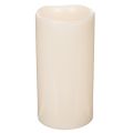 Floristik24 Vela LED grande para funcionamento a bateria com temporizador, branco quente, para uso externo, 25 cm