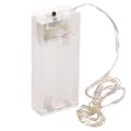 Cordão de luzes LED a bateria para uso interno, branco quente, 10 LEDs, 1 m de comprimento, 6 unidades. | Floristik24.pt