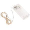 Cordão de luzes LED para uso interno, alimentado por bateria, branco quente, 30 LEDs, 3m, 6 peças | Floristik24.pt