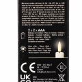 Vela cônica de LED, vermelha