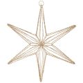 Floristik24 Estrela decorativa de LED feita de arame para pendurar, para uso interno, 32 cm