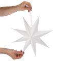 Estrela de LED suspensa com temporizador, branco quente, para uso externo, 38 cm | Floristik24.pt