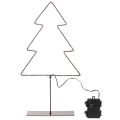 Árvore de Natal LED, alimentada por bateria, decoração de mesa para interiores, 47 cm | Floristik24.pt