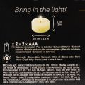 Vela de LED, branco quente,
