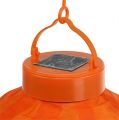 Lampion LED com solar 20cm laranja | Floristik24.pt