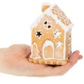 Suporte para vela em formato de casinha de gengibre, para decoração e para uso em pé, 13 cm | Floristik24.pt