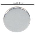 Disco magnético redondo para castiçais e bandejas de metal, 1 cm, pacote com 20 unidades. | Floristik24.pt