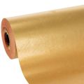 Floristik24 Rolo de papel para punho, dourado/vermelho, 25 cm x 100 m, suprimentos para floricultura