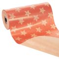Papel para punhos com estrelas, rolo para artigos de floricultura, 25 cm x 100 m | Floristik24.pt