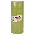 Floristik24 Cuff papel lenço de papel musgo verde pontos 25cm 100m