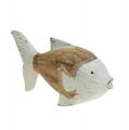 Floristik24 Decoração marítima peixe madeira peixe shabby chic 17×8cm