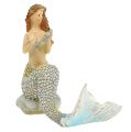 Figura Deco azul sereia 6cm - 9,5cm 3pcs | Floristik24.pt
