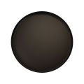 Bandeja de metal redonda para velas preta Ø20cm Alt.2,5cm 2 unidades | Floristik24.pt