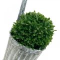 Floristik24 Vaso decorativo para pendurar, vaso de metal, decoração de varanda, vaso de plantas aparência antiga Ø13cm