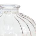 Floristik24 Mini vasos vasos decorativos de vidro vasos de flores Alt.8,5–11 cm conjunto de 3