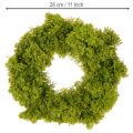 Coroa de musgo artificial, decorativa para mesa ou porta, 28 cm | Floristik24.pt
