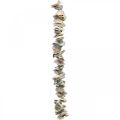 Floristik24 Guirlanda de conchas, decoração de verão, conchas em fita, decoração do mar cores naturais L60cm
