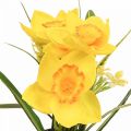 Floristik24 Narciso em vaso flor artificial amarela narciso Alt. 21cm