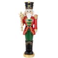Quebra-nozes, estatueta decorativa para decoração natalina, 59 cm | Floristik24.pt