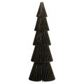 Floristik24 Árvore de Natal de Papel Abeto Pequeno Preto Alt.30cm