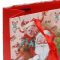 Floristik24 Saco de presente Saco de papel &quot;Papai Noel&quot; Alt.24cm
