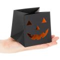 Vaso de papel em formato de abóbora para decoração de Halloween, 10 cm, 6 peças | Floristik24.pt