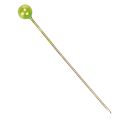 Alfinetes florais com cabeça de pérola verde, uso versátil, Ø4mm, 40mm, 150 peças | Floristik24.pt
