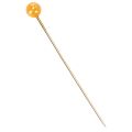 Alfinetes com cabeça de pérola laranja para arranjos florais, Ø4mm, 40mm, 150 peças | Floristik24.pt