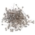 Floristik24 Alfinetes decorativos e para arranjos florais com cabeça de pérola, prateados, Ø4mm, 40mm, 150 peças